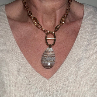 Collier Stone in Chain