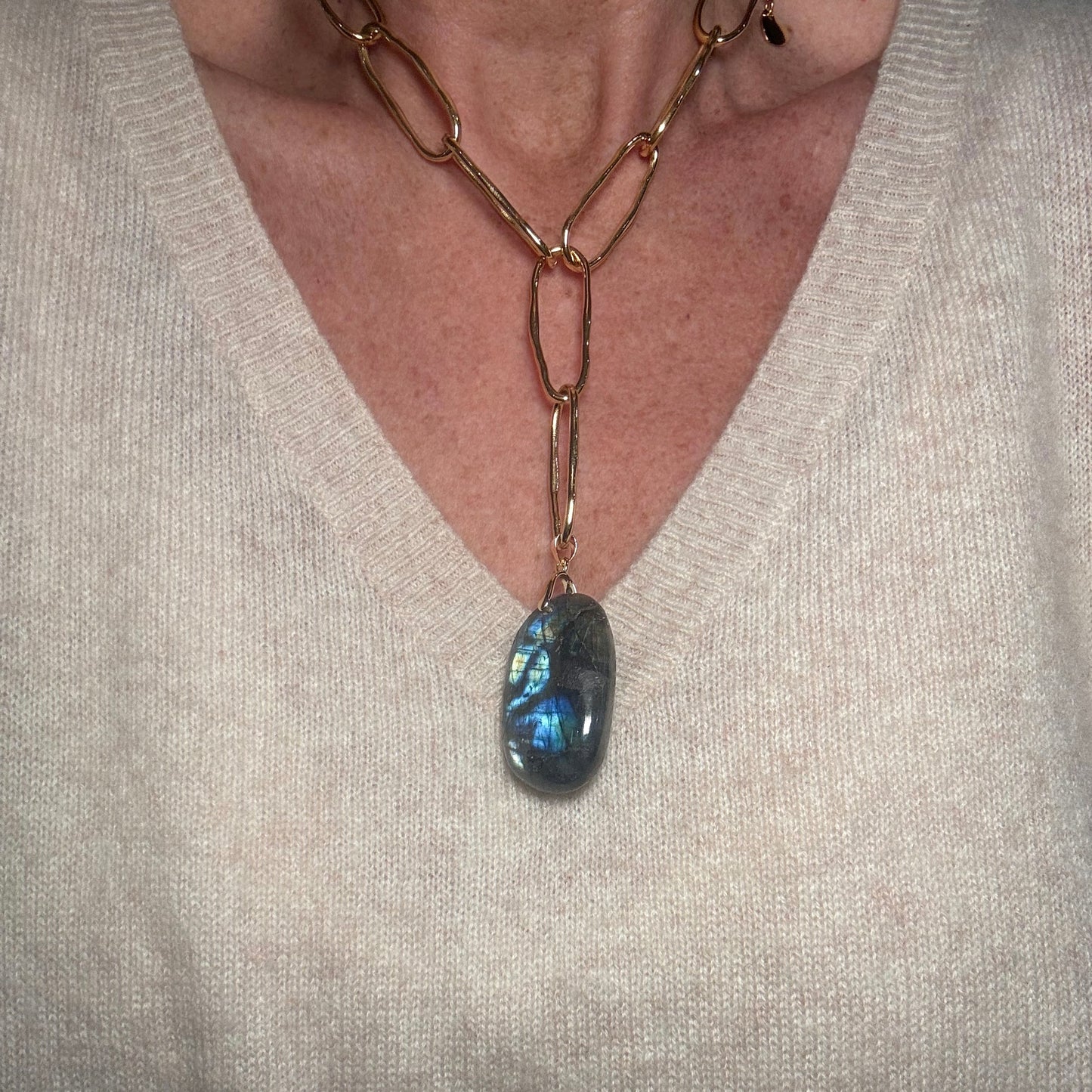 Collier Stone in Chain