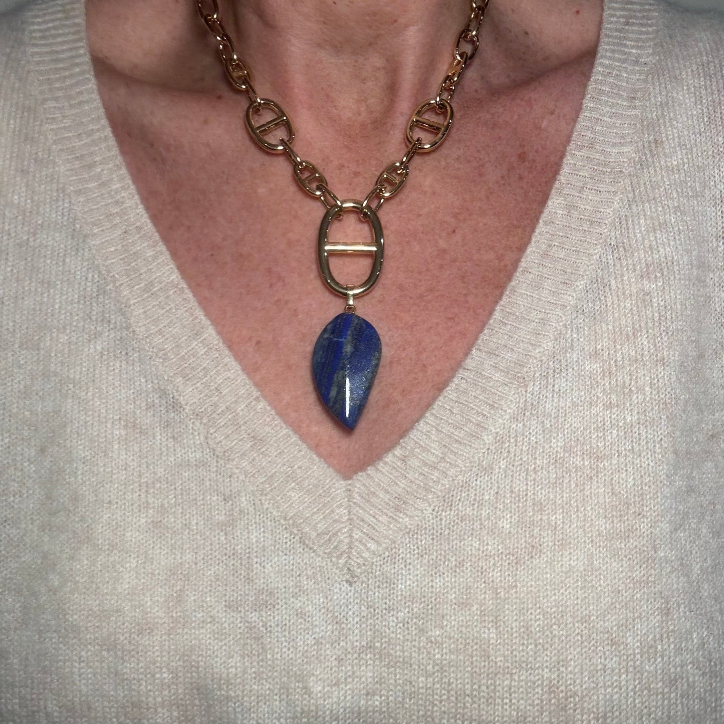Collier Stone in Chain