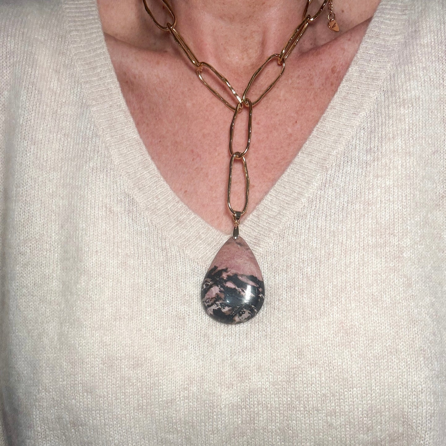 Collier Stone in Chain